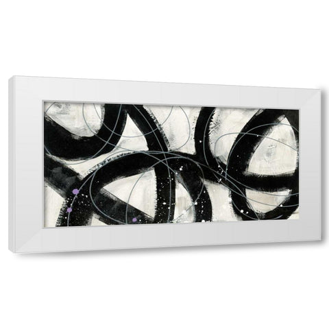 In the Maze V White Modern Wood Framed Art Print by Davies, Jane