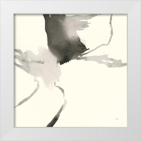 Gesture II White Modern Wood Framed Art Print by Paschke, Chris