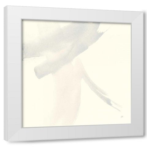 Zen II White Modern Wood Framed Art Print by Paschke, Chris