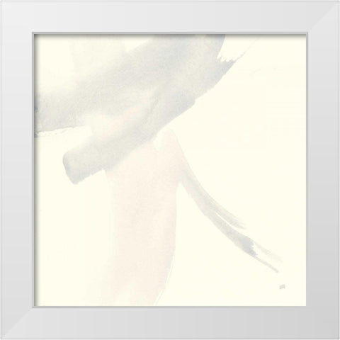 Zen II White Modern Wood Framed Art Print by Paschke, Chris