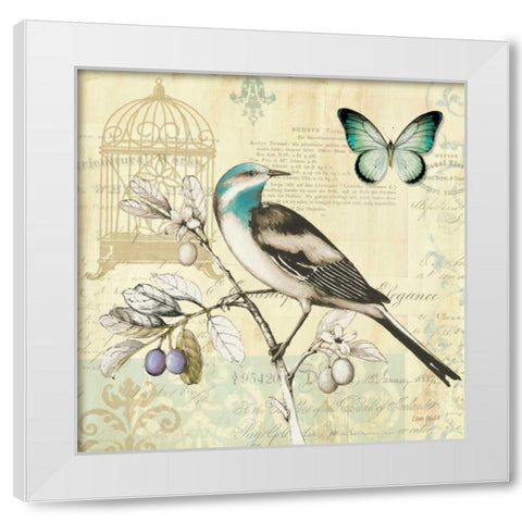 Freedom II White Modern Wood Framed Art Print by Audit, Lisa
