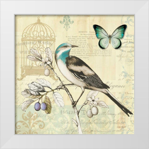 Freedom II White Modern Wood Framed Art Print by Audit, Lisa