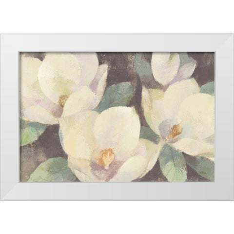 Sign of Spring v2 White Modern Wood Framed Art Print by Hristova, Albena