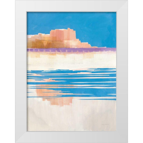 Mirage White Modern Wood Framed Art Print by Tillmon, Avery