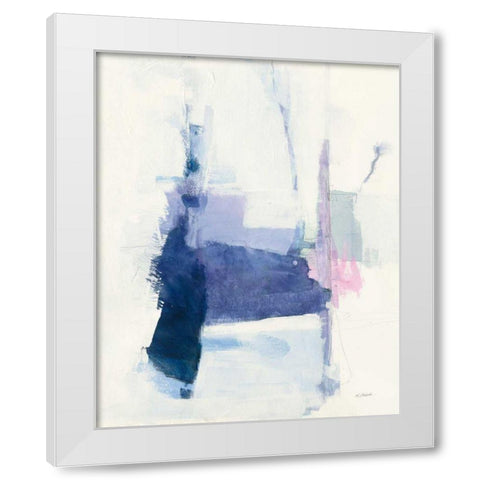 Interlude White Modern Wood Framed Art Print by Schick, Mike