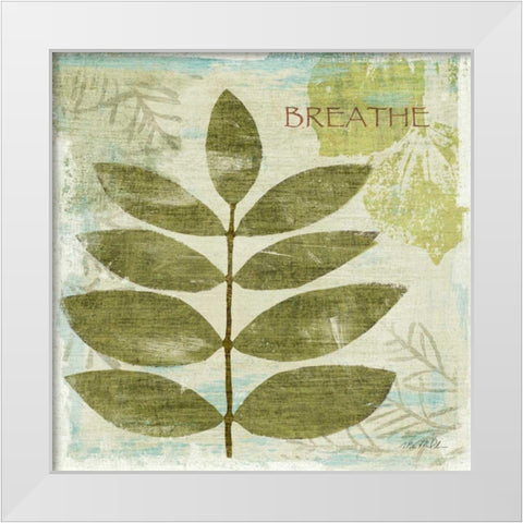 Woodland Thoughts IV White Modern Wood Framed Art Print by Mullan, Michael