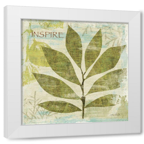 Woodland Thoughts II White Modern Wood Framed Art Print by Mullan, Michael