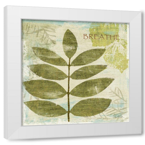Woodland Thoughts IV White Modern Wood Framed Art Print by Mullan, Michael