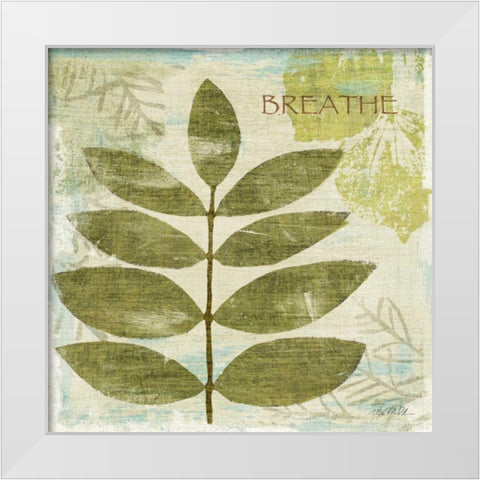 Woodland Thoughts IV White Modern Wood Framed Art Print by Mullan, Michael