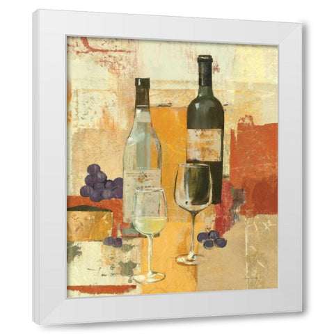 Contemporary Wine Tasting II White Modern Wood Framed Art Print by Tillmon, Avery