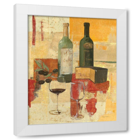 Contemporary Wine Tasting III White Modern Wood Framed Art Print by Tillmon, Avery