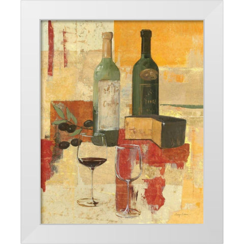 Contemporary Wine Tasting III White Modern Wood Framed Art Print by Tillmon, Avery