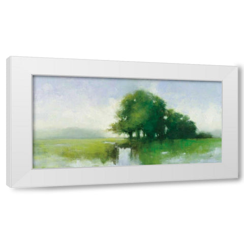 River Romance White Modern Wood Framed Art Print by Purinton, Julia