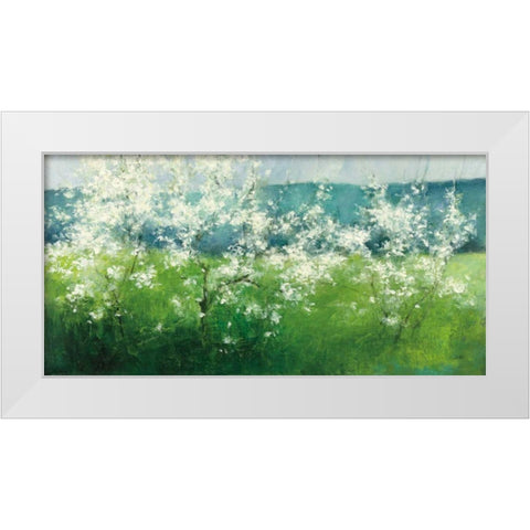 Mountain Spring White Modern Wood Framed Art Print by Purinton, Julia