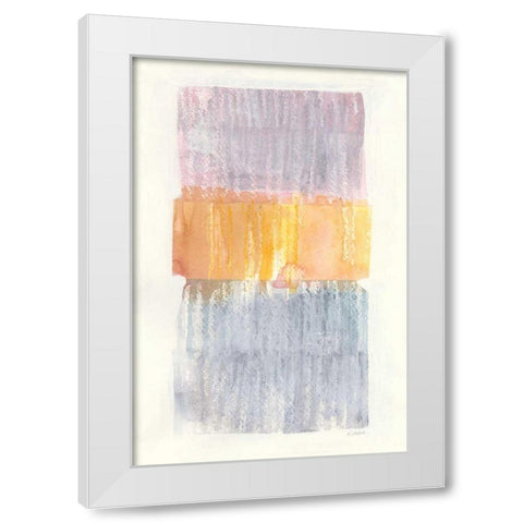 Test Drive White Modern Wood Framed Art Print by Schick, Mike