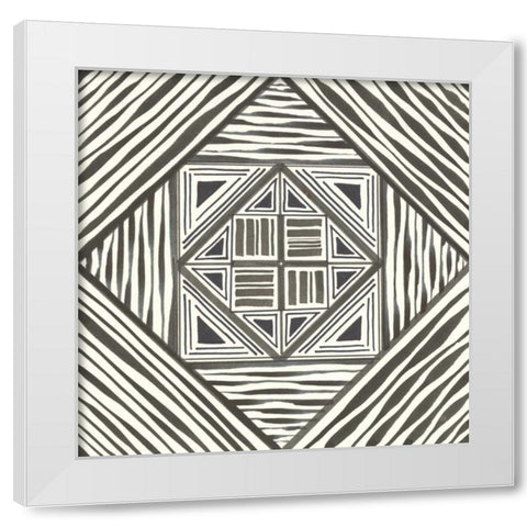 Graphics II White Modern Wood Framed Art Print by Paschke, Chris