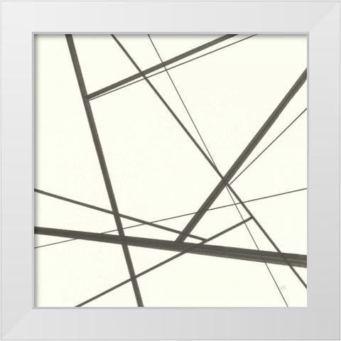 Graphics III White Modern Wood Framed Art Print by Paschke, Chris