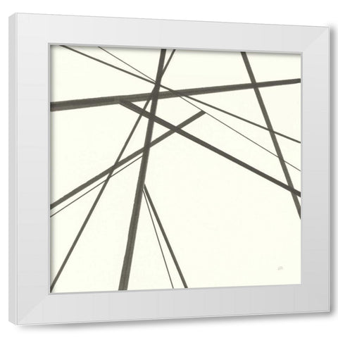 Graphics IV White Modern Wood Framed Art Print by Paschke, Chris