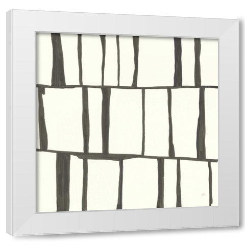 Graphics X White Modern Wood Framed Art Print by Paschke, Chris