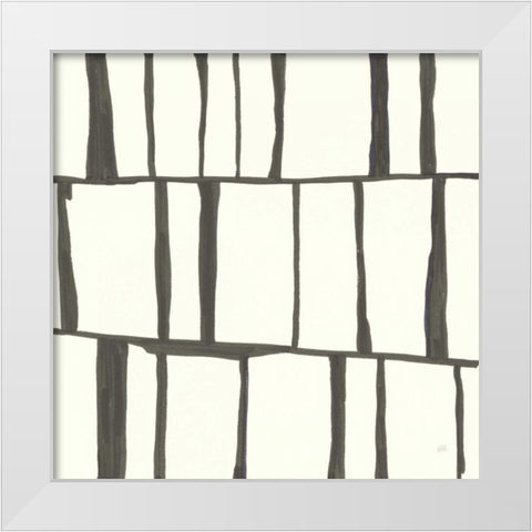 Graphics X White Modern Wood Framed Art Print by Paschke, Chris