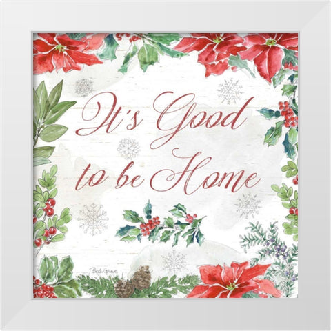 Farmhouse Holidays IV White Modern Wood Framed Art Print by Grove, Beth