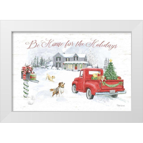 Farmhouse Holidays VI White Modern Wood Framed Art Print by Grove, Beth