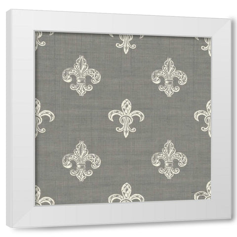 French Farmhouse Step 03E White Modern Wood Framed Art Print by Pela Studio