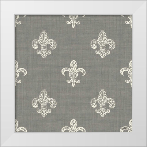 French Farmhouse Step 03E White Modern Wood Framed Art Print by Pela Studio