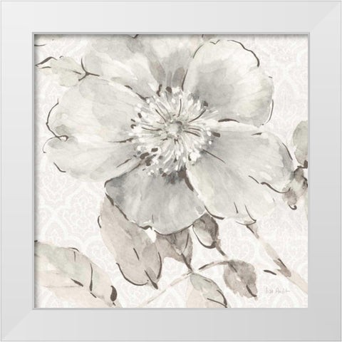 Indigold V Gray White Modern Wood Framed Art Print by Audit, Lisa