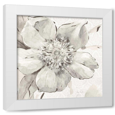 Indigold VI Gray White Modern Wood Framed Art Print by Audit, Lisa