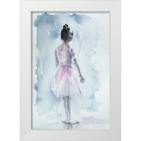 Time to go on White Modern Wood Framed Art Print by Valle, Aimee Del