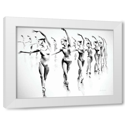 Rehearsal White Modern Wood Framed Art Print by Valle, Aimee Del