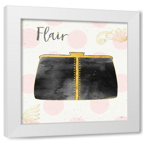Fashion Blooms II Black White Modern Wood Framed Art Print by Aiken, Jess