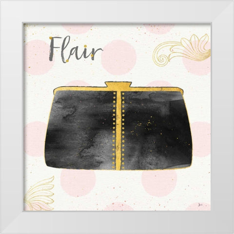 Fashion Blooms II Black White Modern Wood Framed Art Print by Aiken, Jess