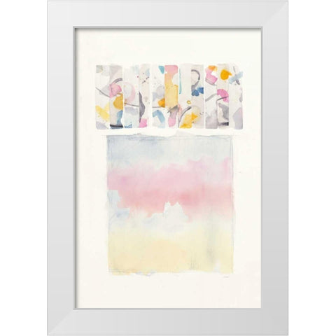 Day Dream Watercolor v2 White Modern Wood Framed Art Print by Schick, Mike