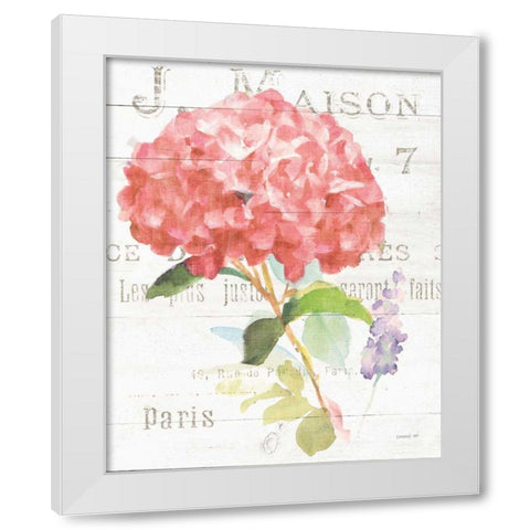 Maison des Fleurs VI White Modern Wood Framed Art Print by Nai, Danhui