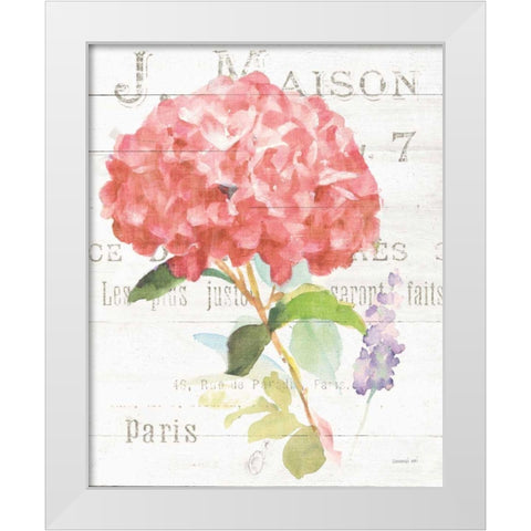 Maison des Fleurs VI White Modern Wood Framed Art Print by Nai, Danhui