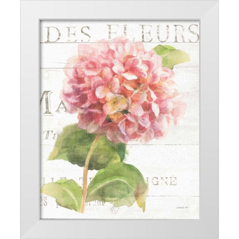 Maison des Fleurs VII White Modern Wood Framed Art Print by Nai, Danhui