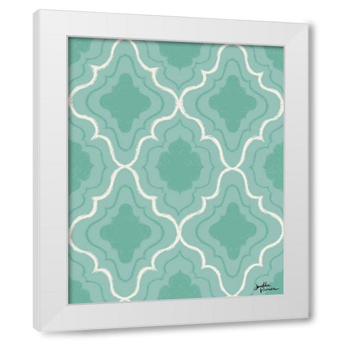 Live in Bloom Step 04C White Modern Wood Framed Art Print by Penner, Janelle