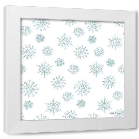 Holiday Paws Step 04A White Modern Wood Framed Art Print by Grove, Beth