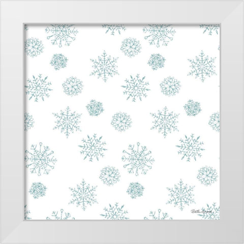 Holiday Paws Step 04A White Modern Wood Framed Art Print by Grove, Beth