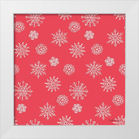 Holiday Paws Step 04C White Modern Wood Framed Art Print by Grove, Beth