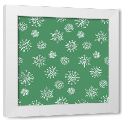 Holiday Paws Step 04D White Modern Wood Framed Art Print by Grove, Beth