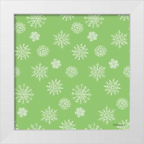 Holiday Paws Step 04E White Modern Wood Framed Art Print by Grove, Beth