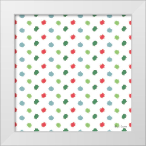 Holiday Paws Step 06A White Modern Wood Framed Art Print by Grove, Beth
