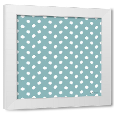Holiday Paws Step 06B White Modern Wood Framed Art Print by Grove, Beth