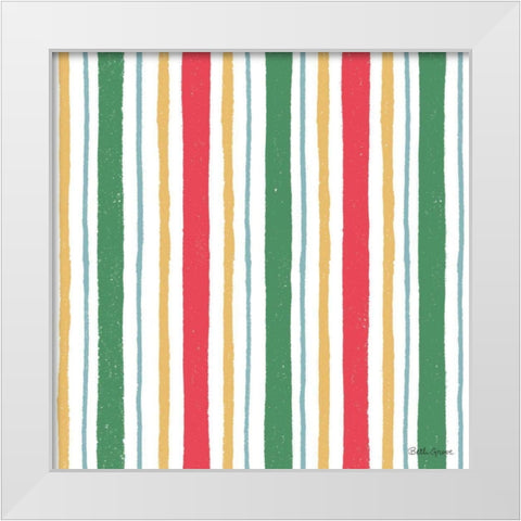 Holiday Paws Step 07A White Modern Wood Framed Art Print by Grove, Beth