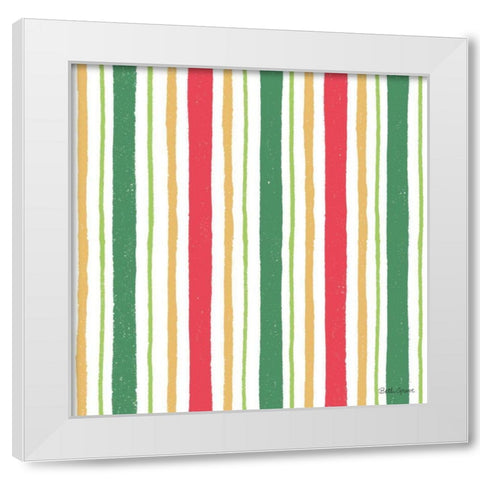 Holiday Paws Step 07B White Modern Wood Framed Art Print by Grove, Beth
