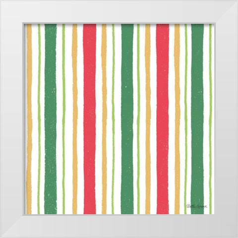 Holiday Paws Step 07B White Modern Wood Framed Art Print by Grove, Beth