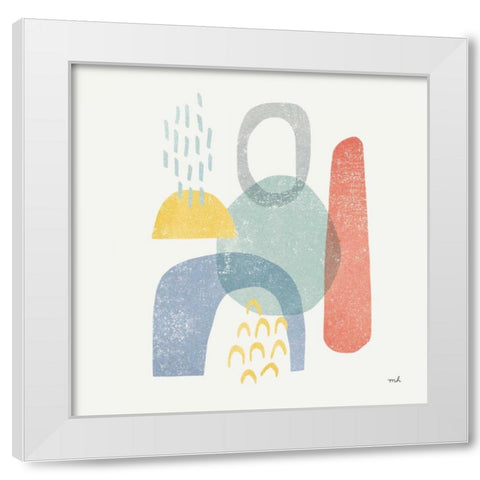 Milo II White Modern Wood Framed Art Print by Hershey, Moira